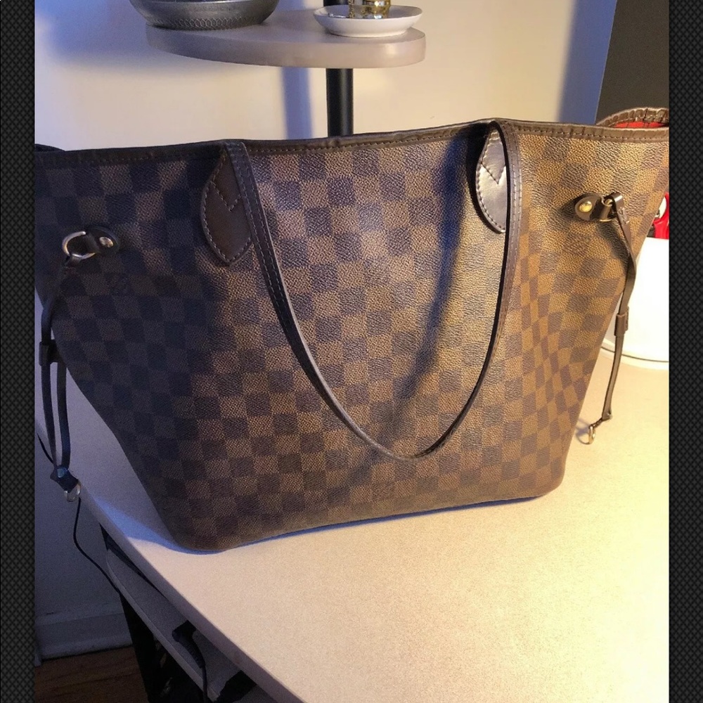 Louis Vuitton neverfull mm ebene damier large